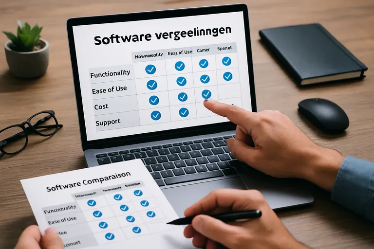 Criteria voor het vergelijken van software