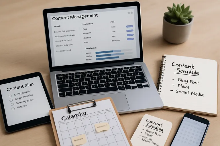 Tools voor inhoudsbeheer en planning